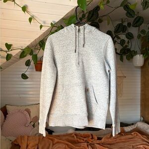 Carhartt Light Gray Zip-Up Men's Sweater